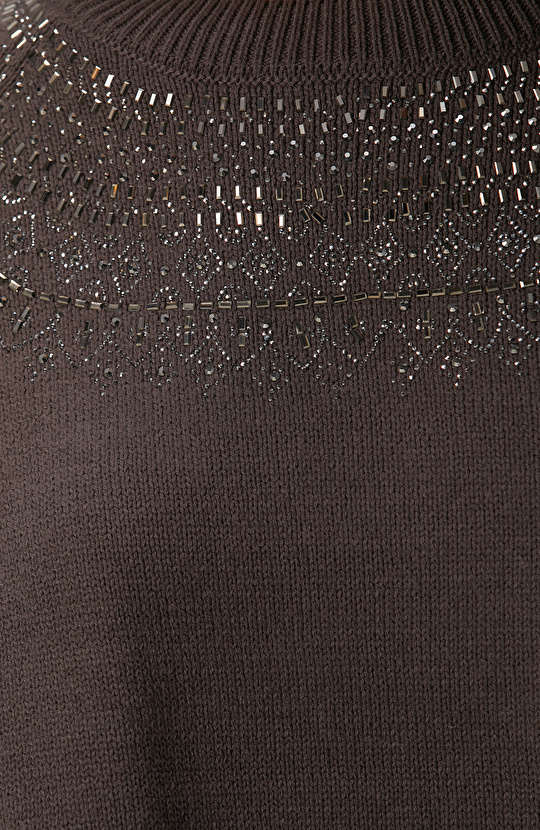 Limited Vizon Taşlı Kazak