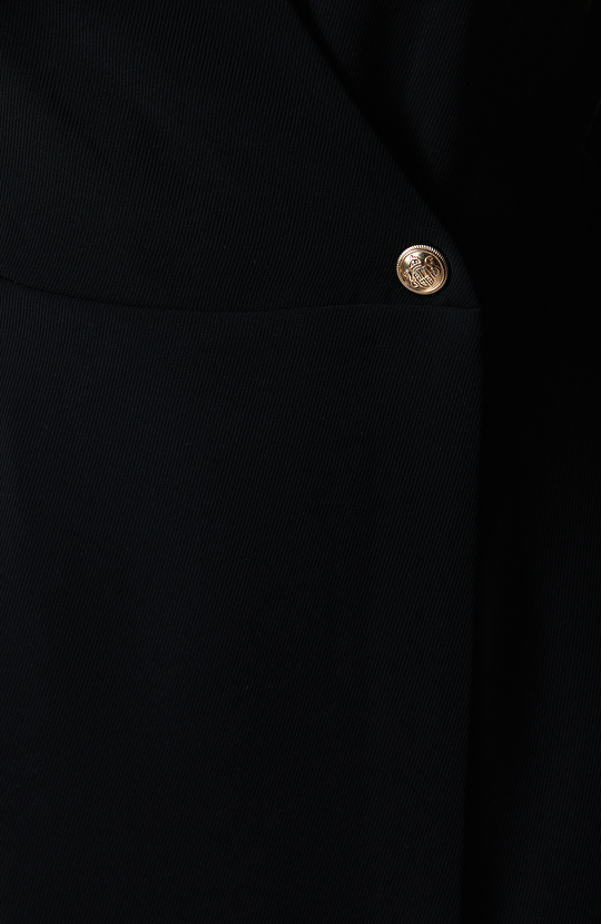 Siyah Aksesuarlı Mini Elbise