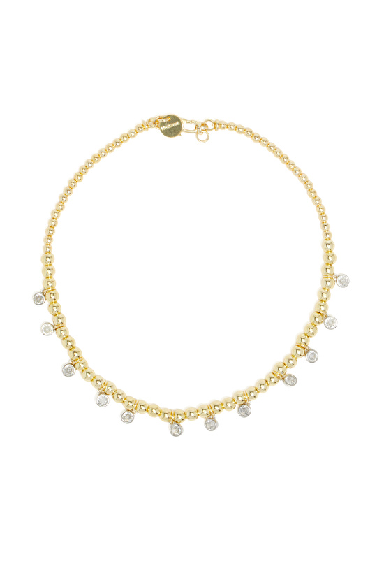 Gold Doğal Taşlı Kadın Kolye