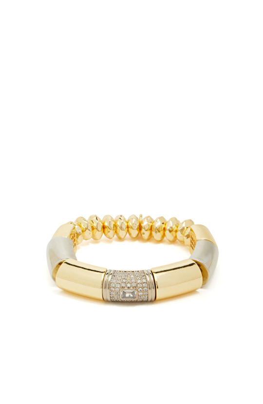 Gümüş Altın Rengi Kadın Bileklik