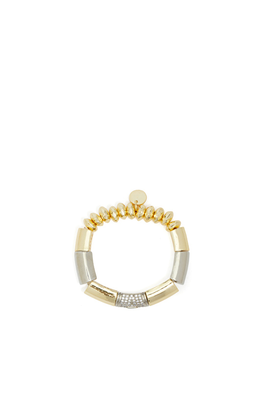 Gümüş Altın Rengi Kadın Bileklik