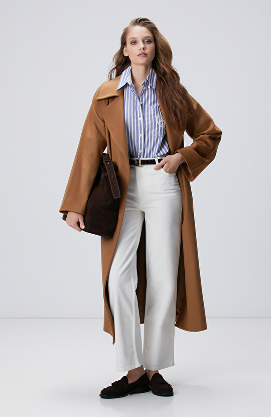 Mavi Beyaz Oxford Gömlek