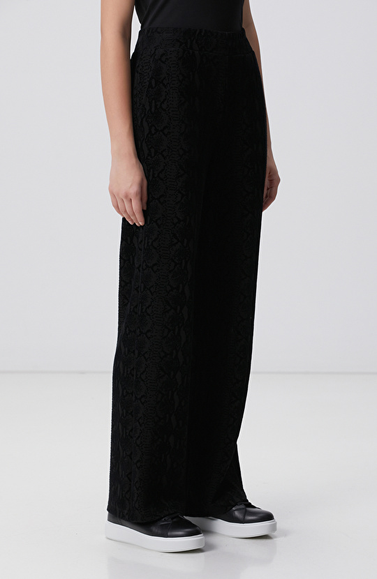 Siyah Baskılı Eşofman