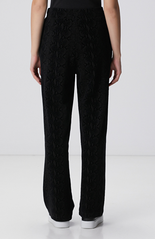 Siyah Baskılı Eşofman