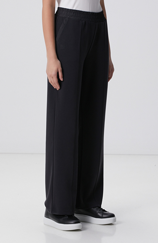 Siyah Modal Karışımlı Eşofman