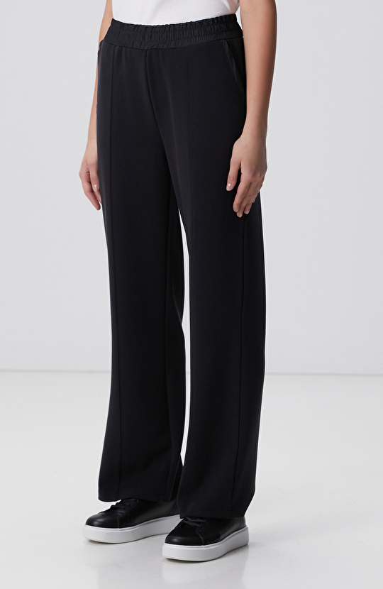 Siyah Modal Karışımlı Eşofman