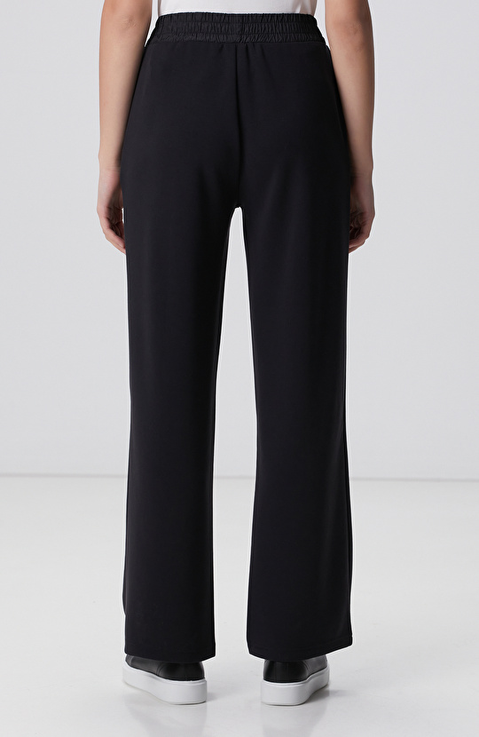 Siyah Modal Karışımlı Eşofman