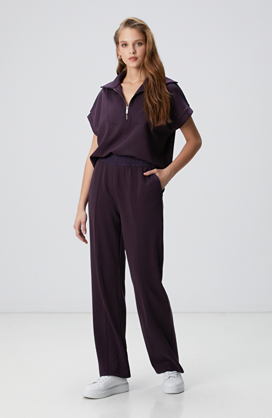 Mor Modal Karışımlı Eşofman