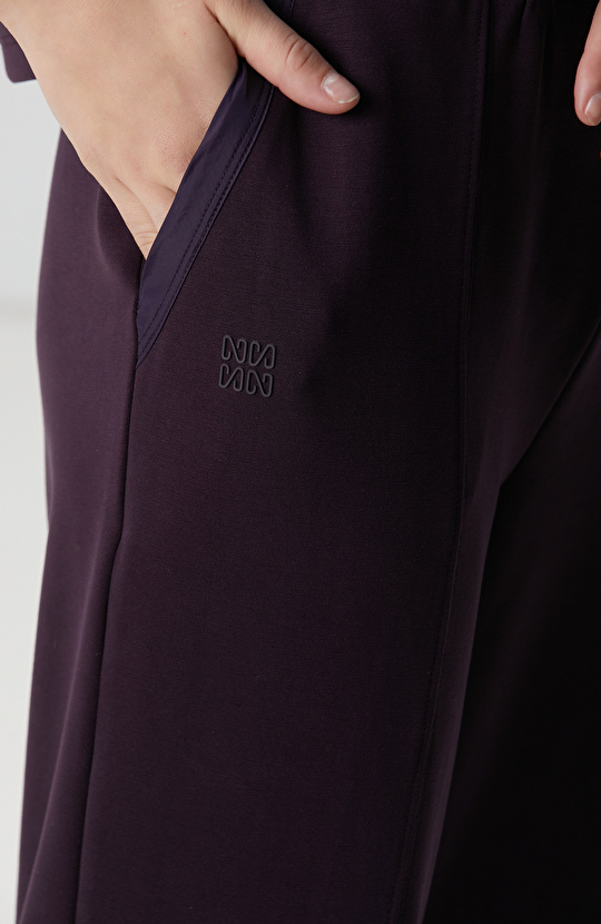 Mor Modal Karışımlı Eşofman