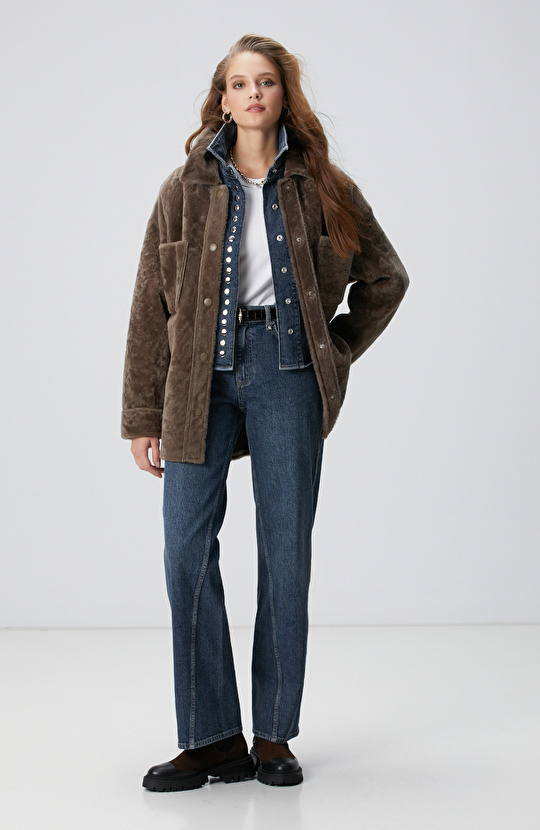 Kırık Beyaz Basic T-shirt