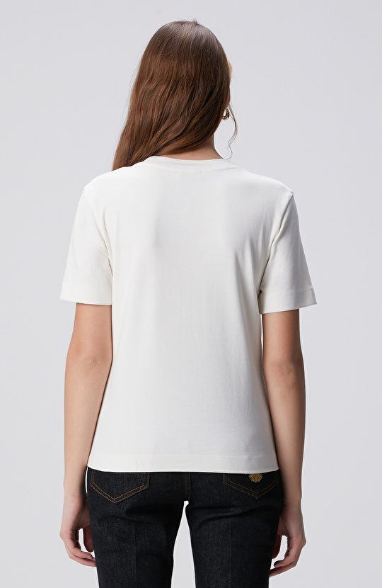 Kırık Beyaz T-shirt