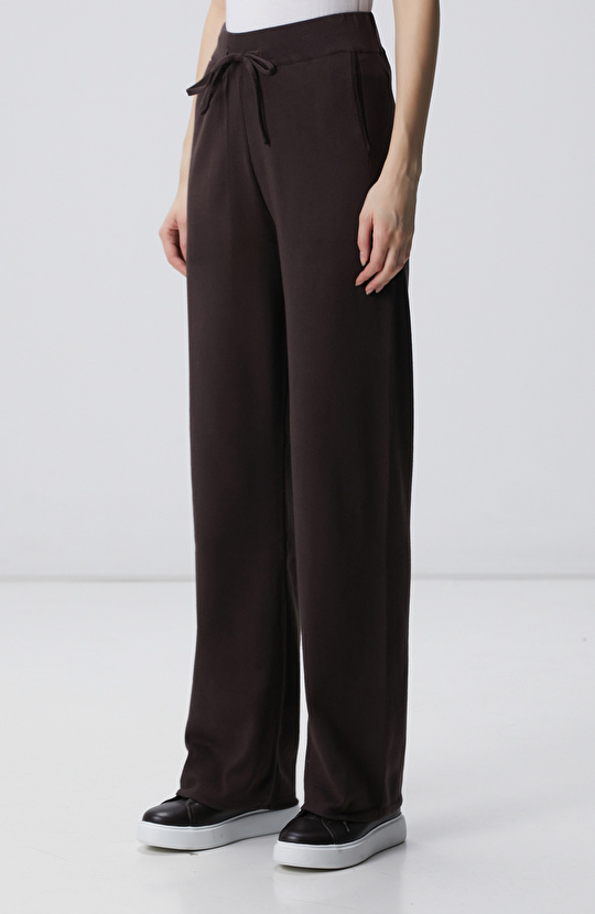 Acı Kahve Triko Eşofman Altı