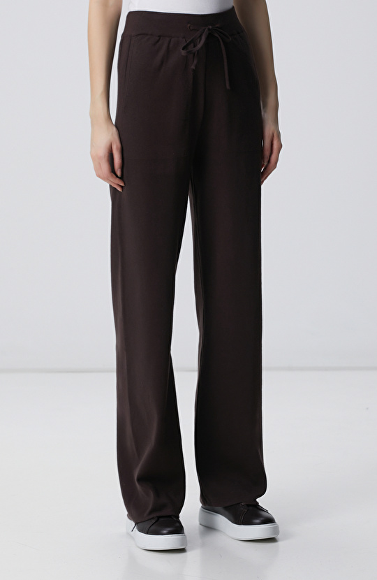 Acı Kahve Triko Eşofman Altı