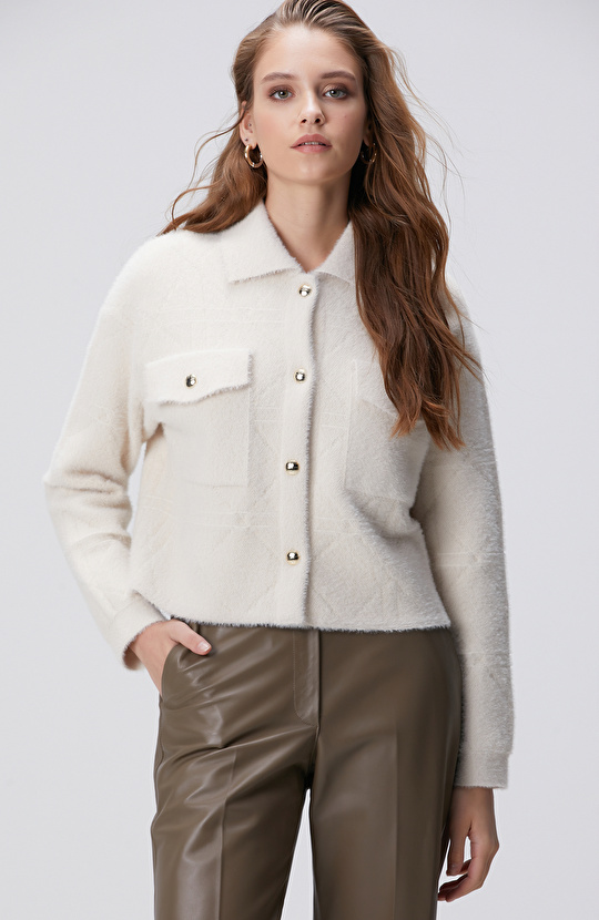 Taş Triko Ceket Taş Triko Ceket