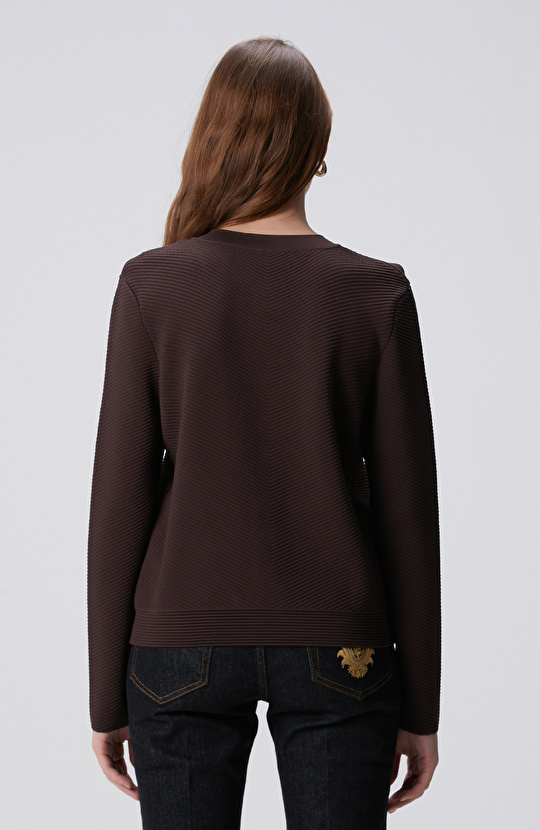 Kahverengi Triko Ceket