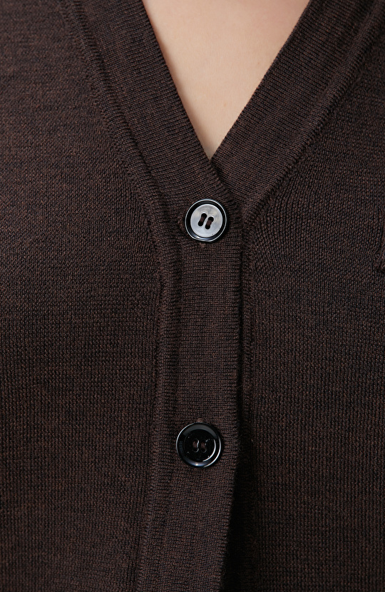 Acı Kahve Yün Hırka