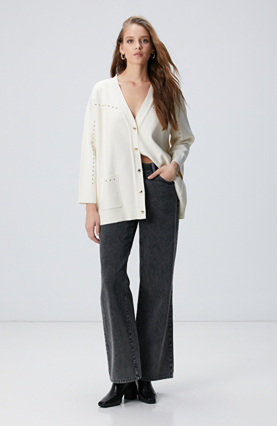 Kırık Beyaz Hırka