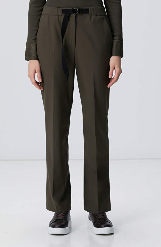 N-Tech Haki Kemer Detaylı Pantolon
