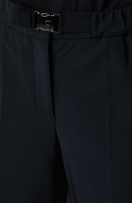 N-Tech Siyah Kemer Detaylı Pantolon
