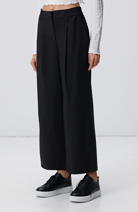 N-Tech Siyah Beli Lastikli Pantolon