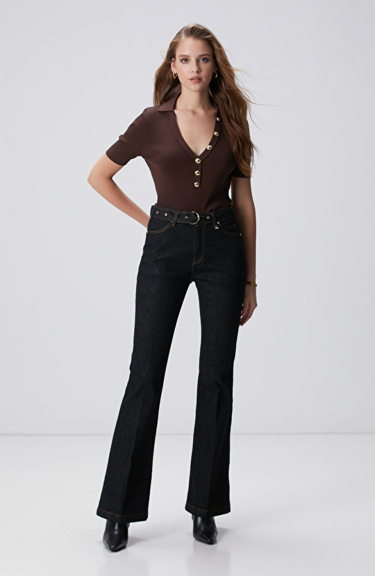 Antrasit Denim Pantolon Antrasit Denim Pantolon