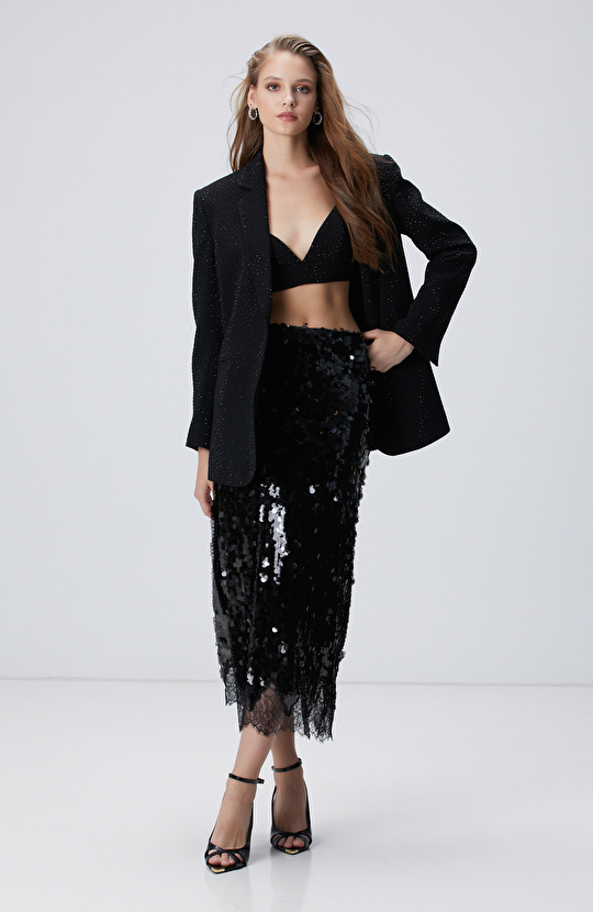 Siyah Abiye Büstiyer