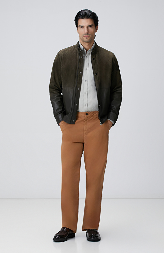Camel Chino Casual Pantolon