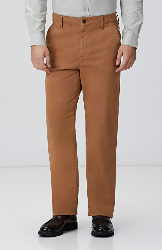 Camel Chino Casual Pantolon