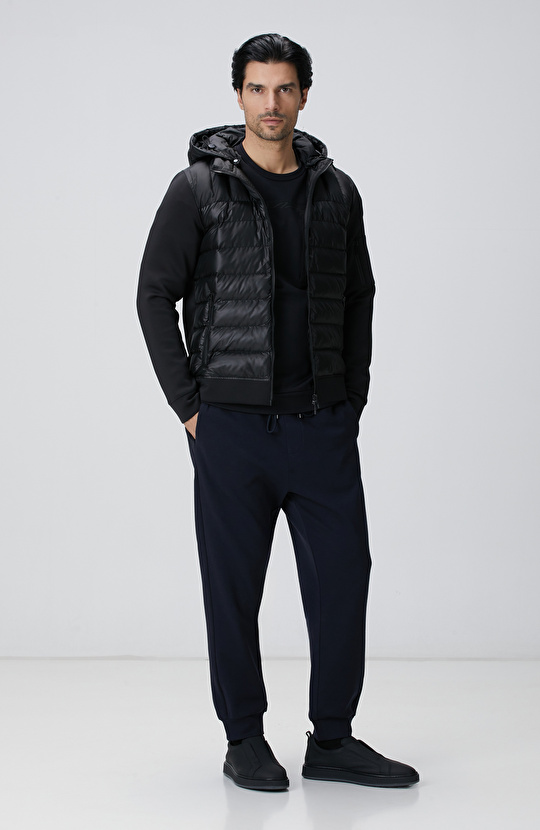 Siyah Baskılı Sweatshirt