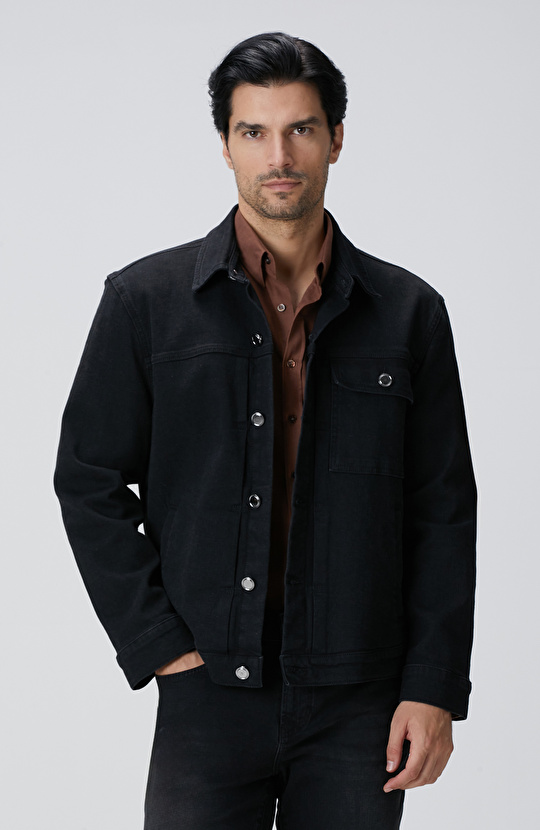 Siyah Denim Mont