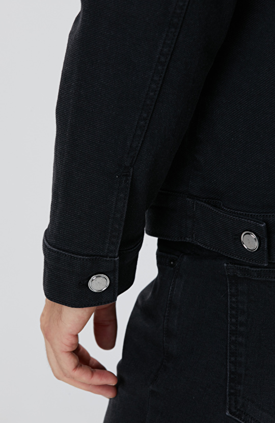 Siyah Denim Mont