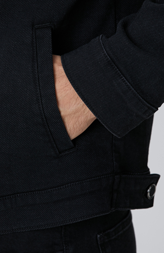 Siyah Denim Mont