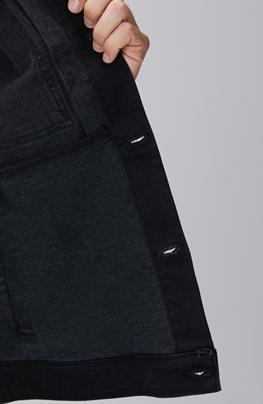 Siyah Denim Mont