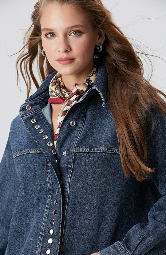 Renkli Çift Taraflı Kadın Fular