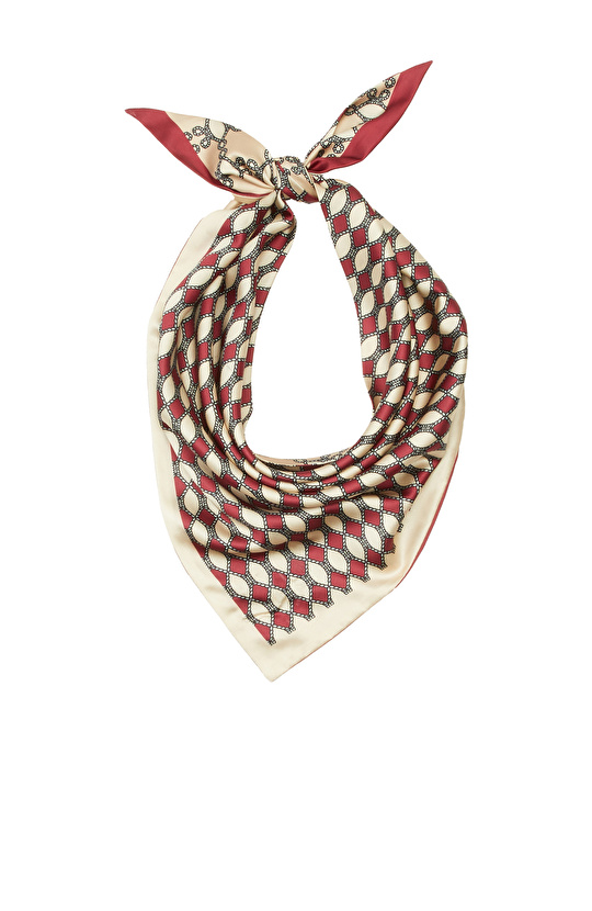 Renkli Çift Taraflı Kadın Fular