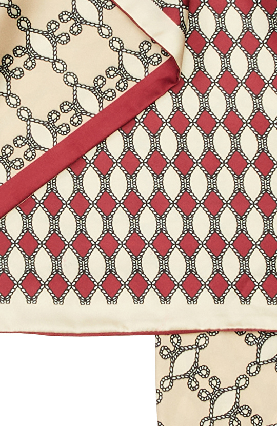 Renkli Çift Taraflı Kadın Fular