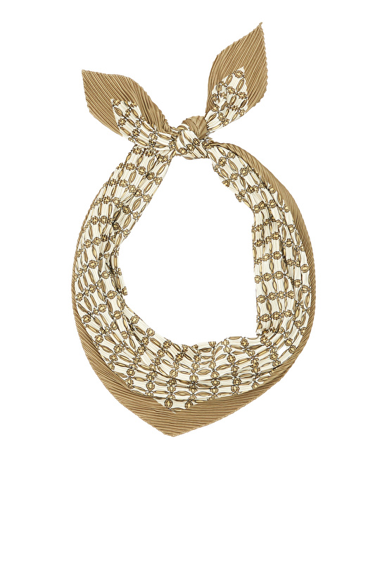 Renkli Pliseli Kadın Fular