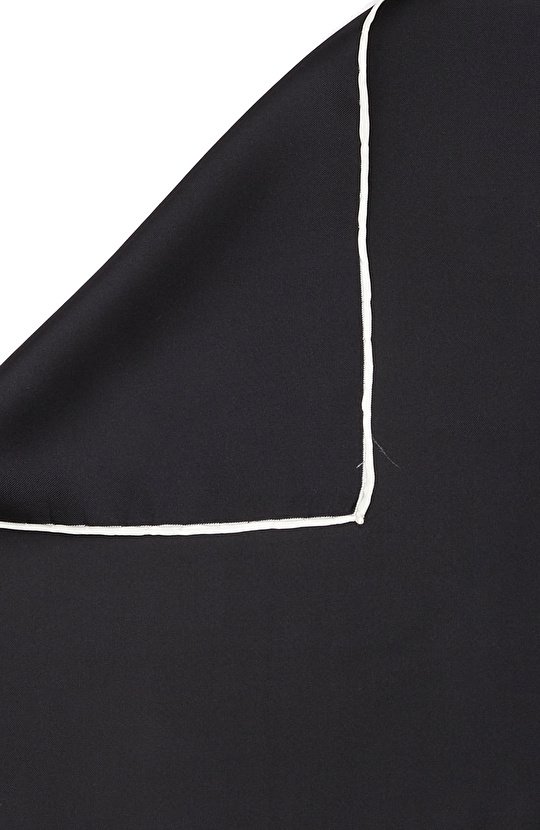 Siyah Erkek İpek Mendil