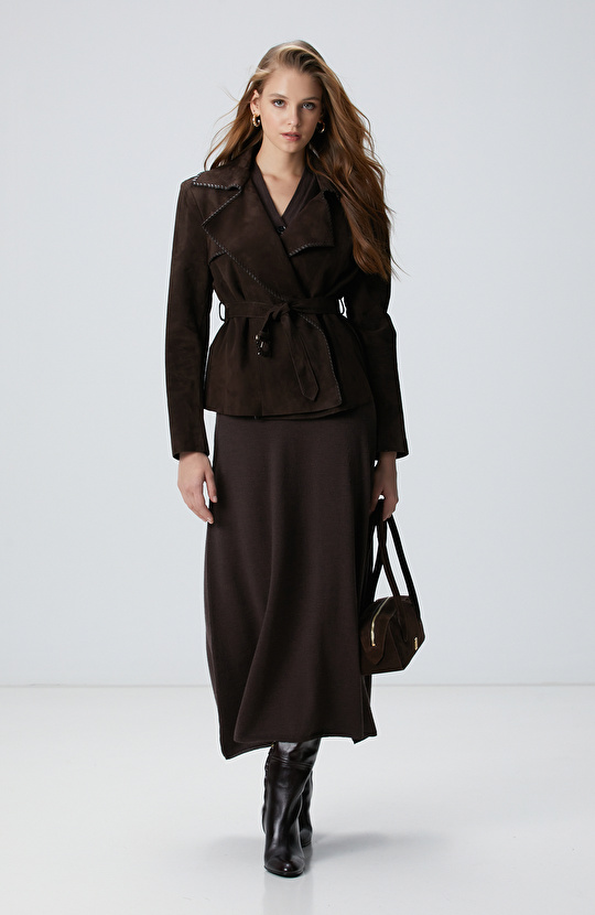 Acı Kahve Deri Ceket