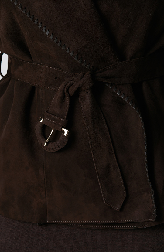 Acı Kahve Deri Ceket