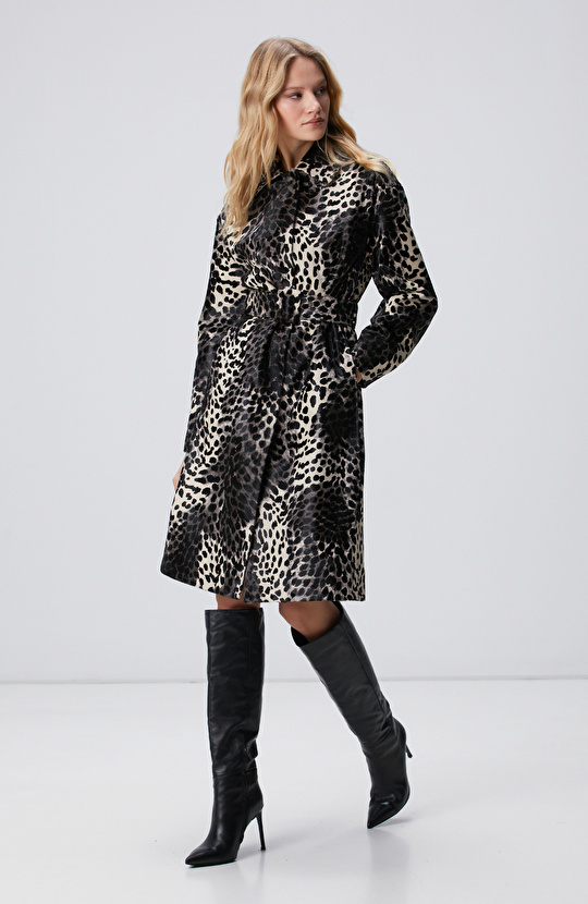 Limited Siyah Deri Kaban