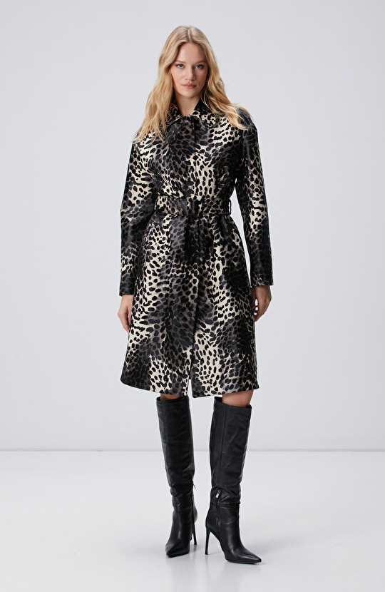 Limited Siyah Deri Kaban