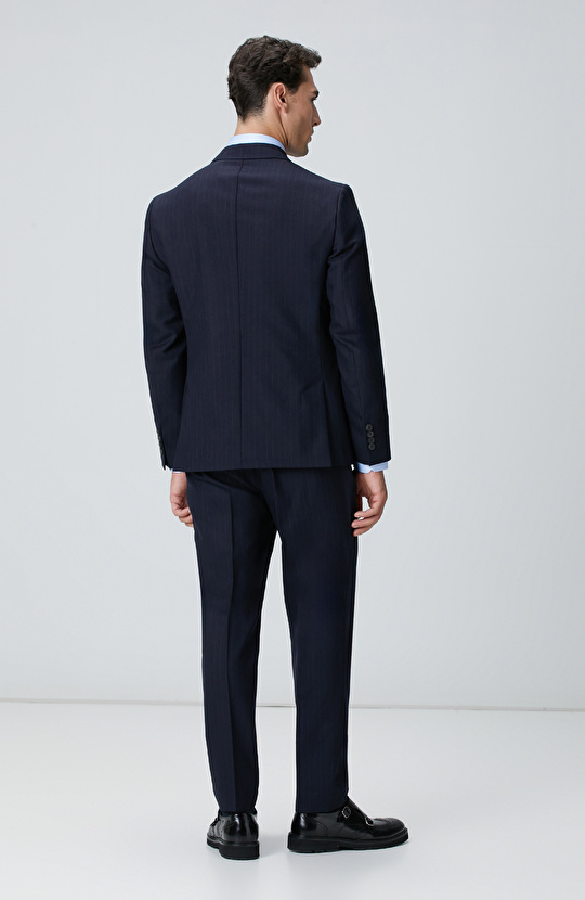 Lacivert Yün Takım Elbise