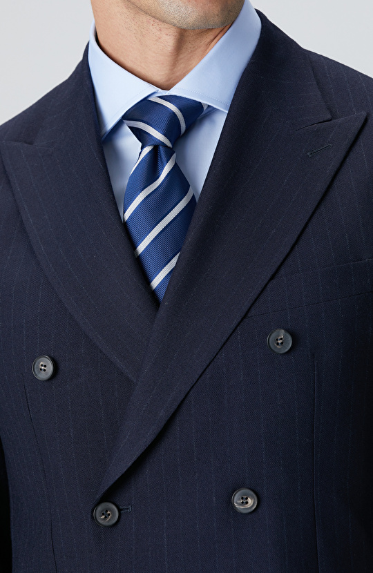 Lacivert Yün Takım Elbise