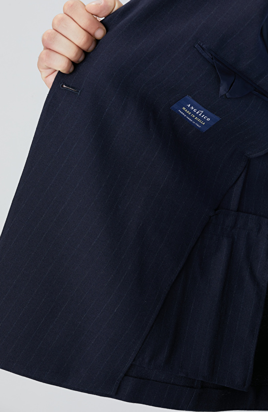 Lacivert Yün Takım Elbise