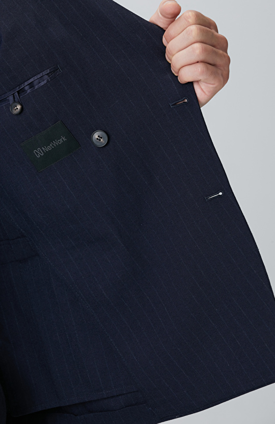 Lacivert Yün Takım Elbise