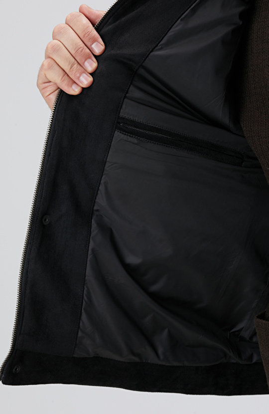 Siyah Kapitoneli Casual Yelek