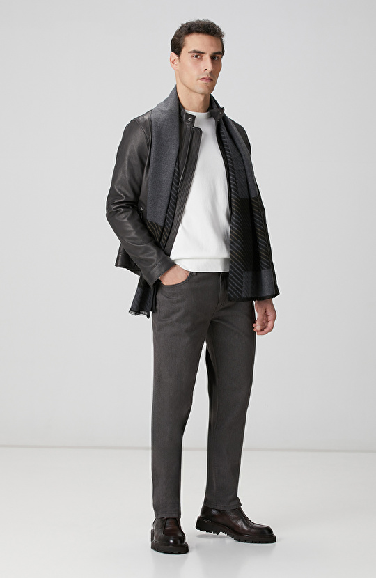 Kahverengi Deri Mont