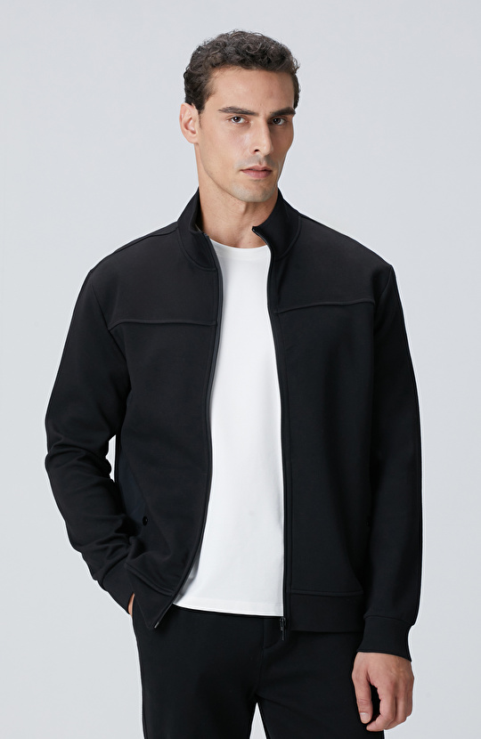 N-Tech Siyah Scuba Sweatshirt