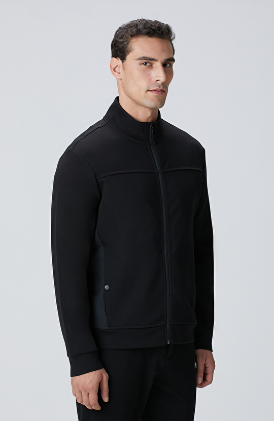 N-Tech Siyah Scuba Sweatshirt